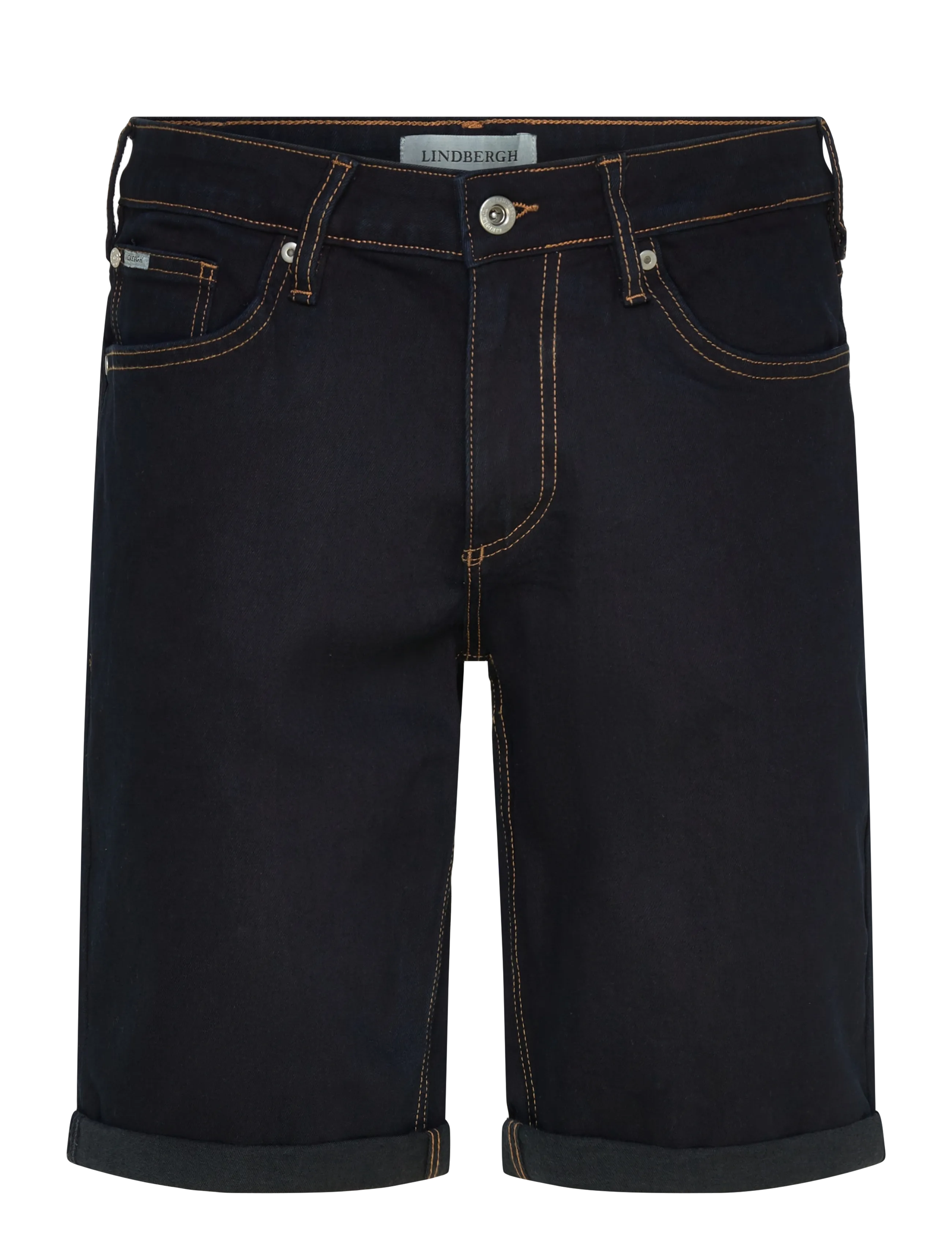 Lindbergh Denim shorts - Shorts - DARK WASH / navy