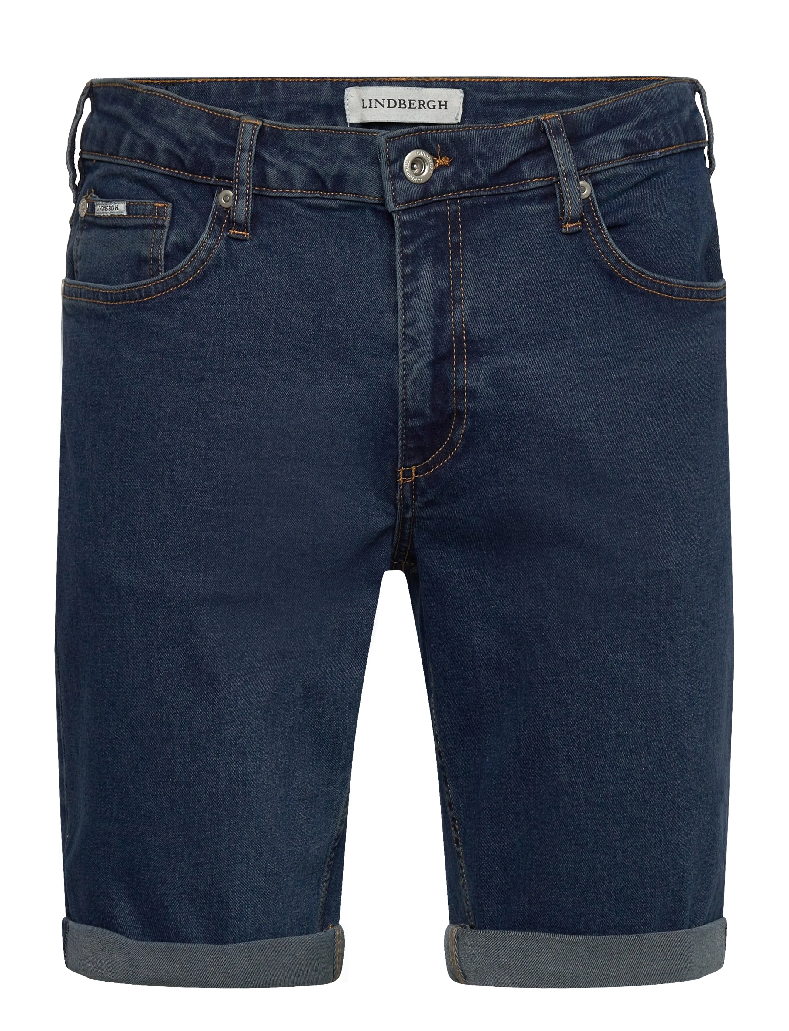 Lindbergh Denim shorts - Shorts - INDIGO WASH / navy
