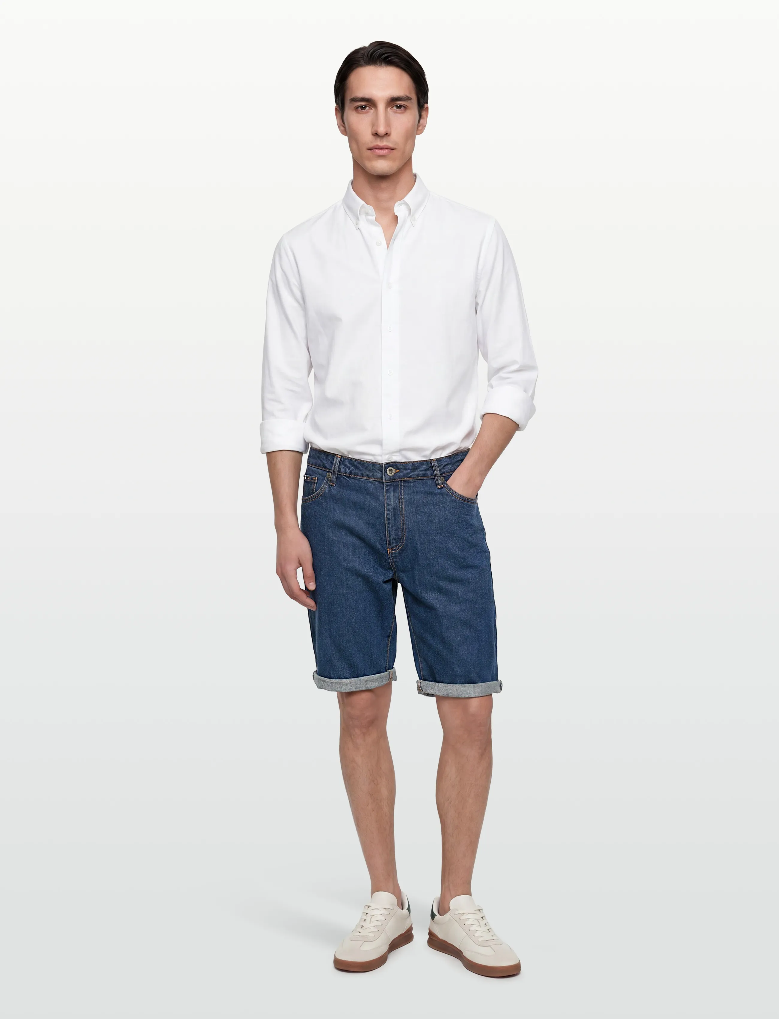 Lindbergh - Denim shorts - mænd - stone wash - 0