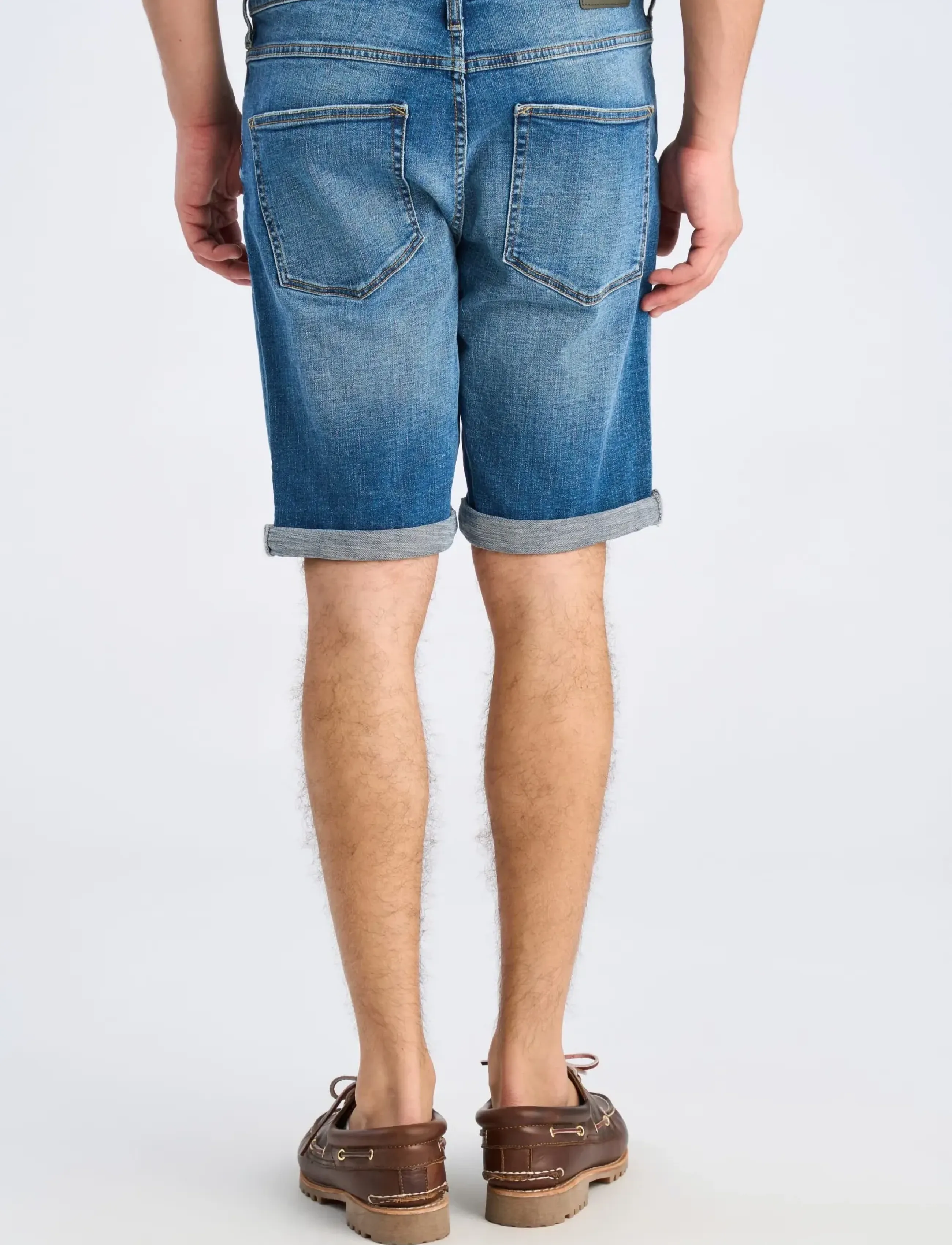 Lindbergh - Stretch denim shorts - short en jean - classic blue - 4