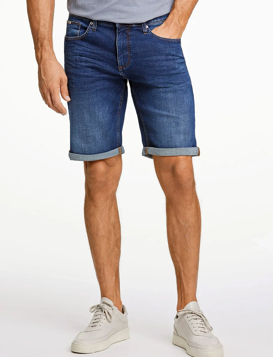 Lindbergh - Superflex denim shorts - jorts - heavy blue - 3