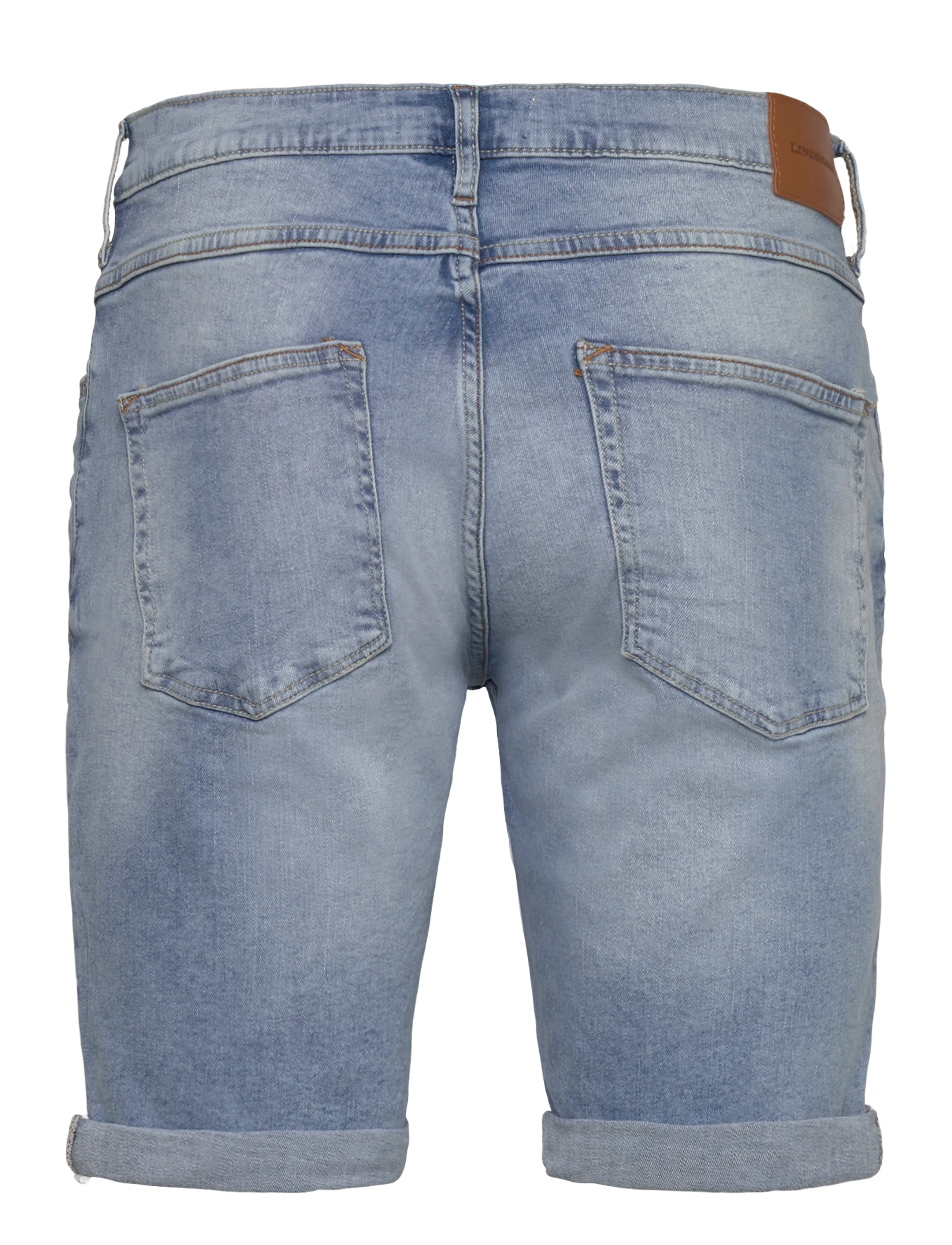 Lindbergh - Stretch denim shorts - jorts - sun bleached blue - 1