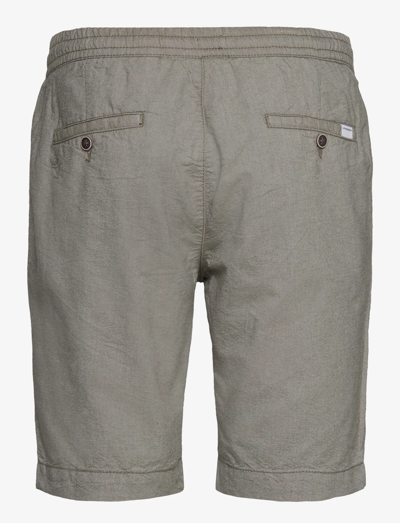 Lindbergh - Oxford drawstring shorts - casual shorts - army mix - 1