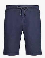 Lindbergh - Oxford drawstring shorts - casual shorts - navy - 0
