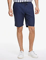 Lindbergh - Oxford drawstring shorts - casual shorts - navy - 2