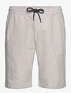 Oxford drawstring shorts - SAND