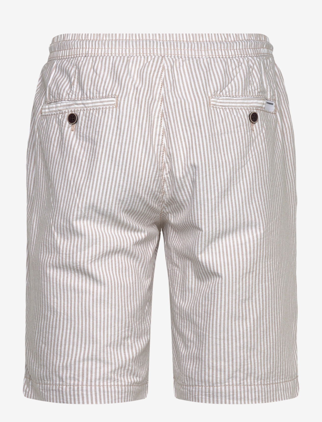 Lindbergh - Oxford drawstring shorts - kasdienio stiliaus šortai - sand stripe - 2