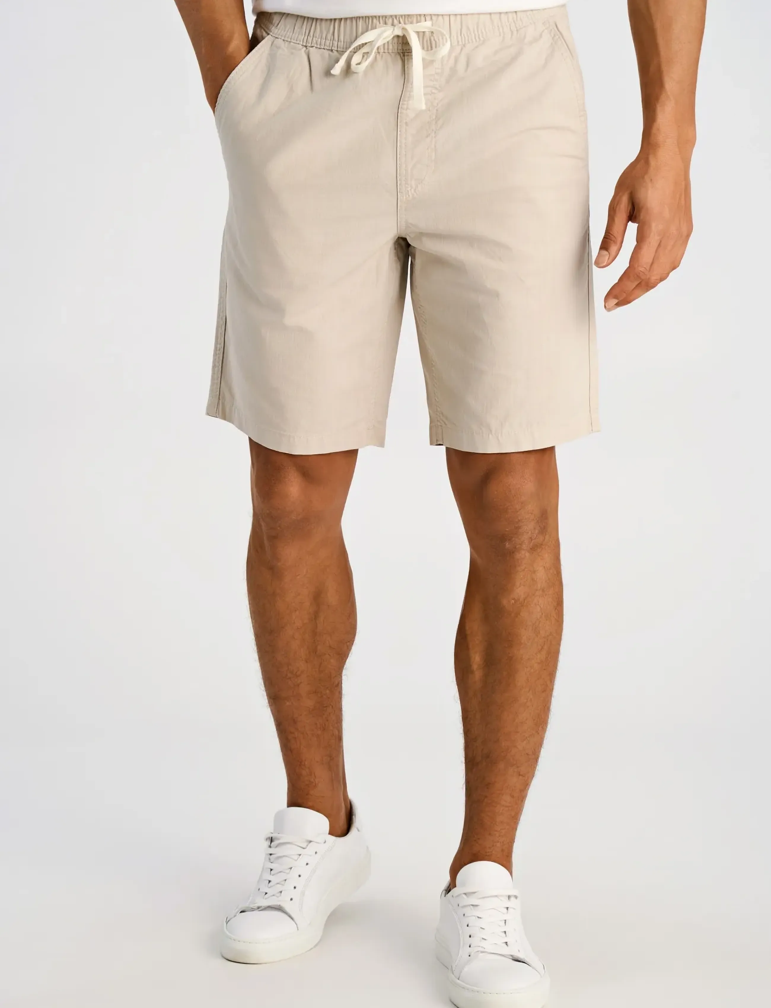 Lindbergh - Elastic waist shorts - madalaimad hinnad - sand - 3