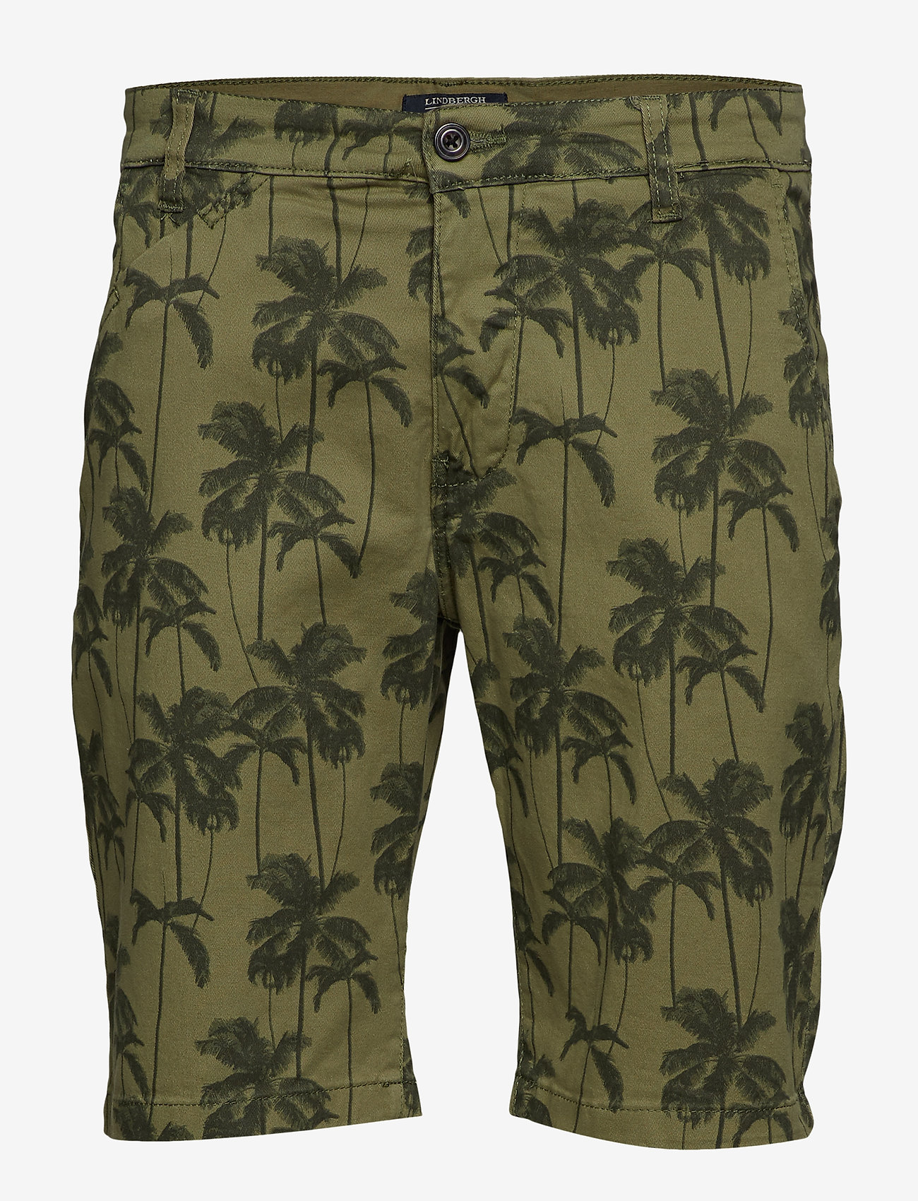 Lindbergh - Printed chino shorts - army - 0