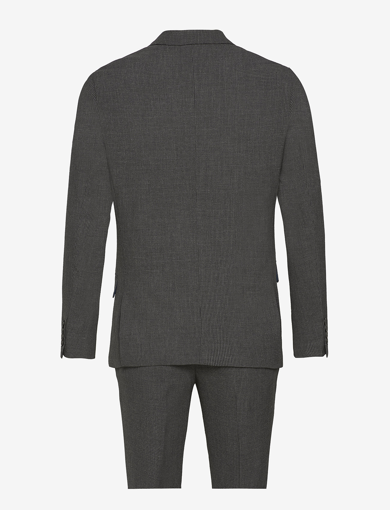 Lindbergh - Seersucker checked suit - grey check - 1