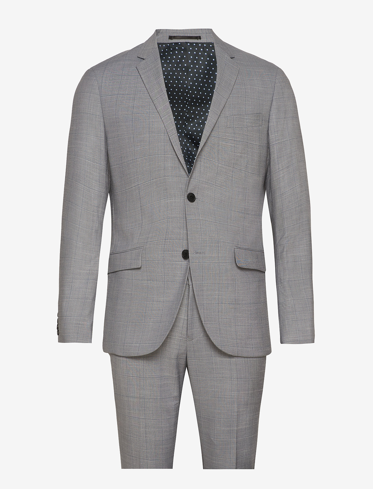 Lindbergh - Checked suit - lt grey check - 0