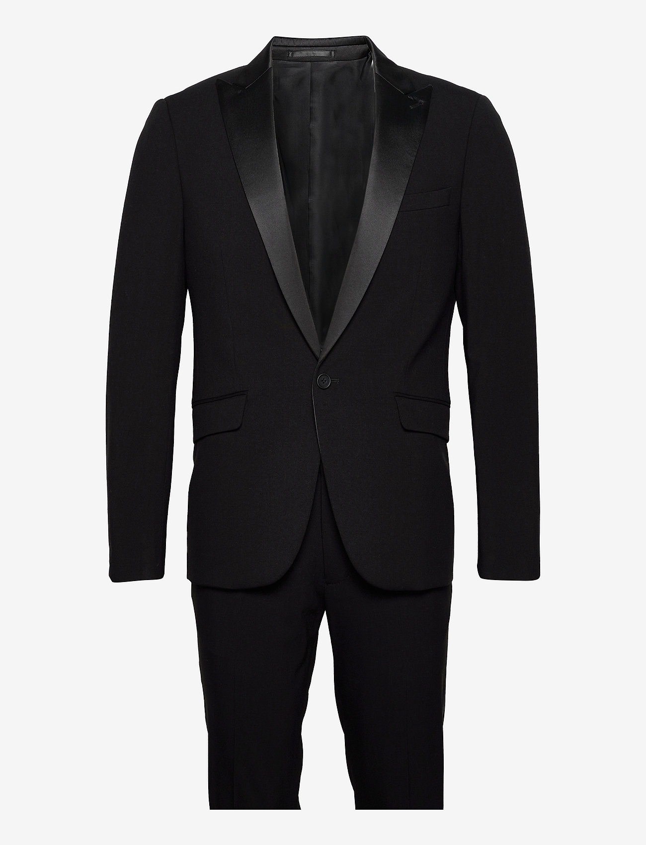 Lindbergh - Responsibly stretch tuxedosuit - smokings - black - 0