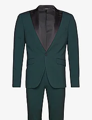 Lindbergh - Responsibly made stretch tuxedo sui - tuxedos - bottle green - 0