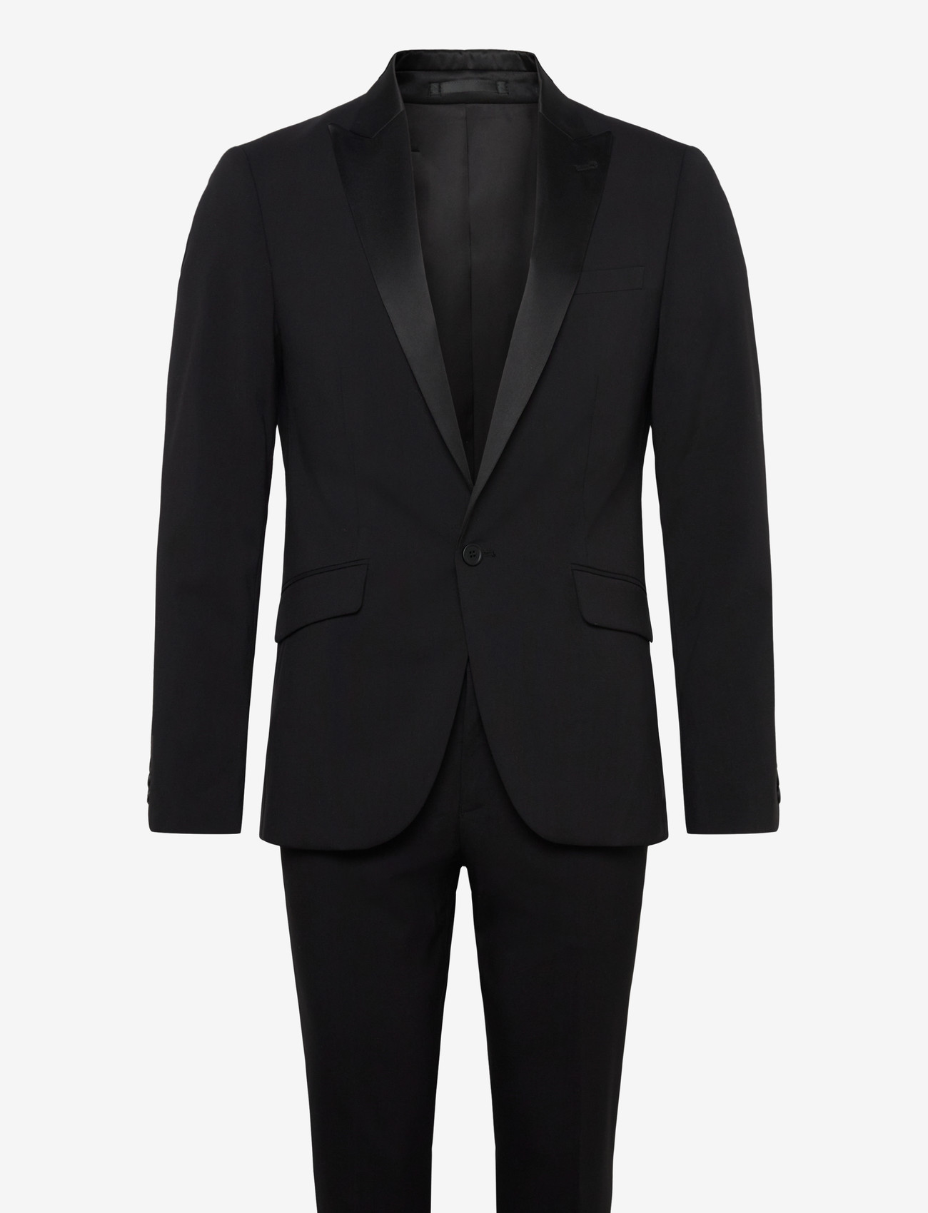Lindbergh - Stretch tuxedo suit - smokit - jet black - 0