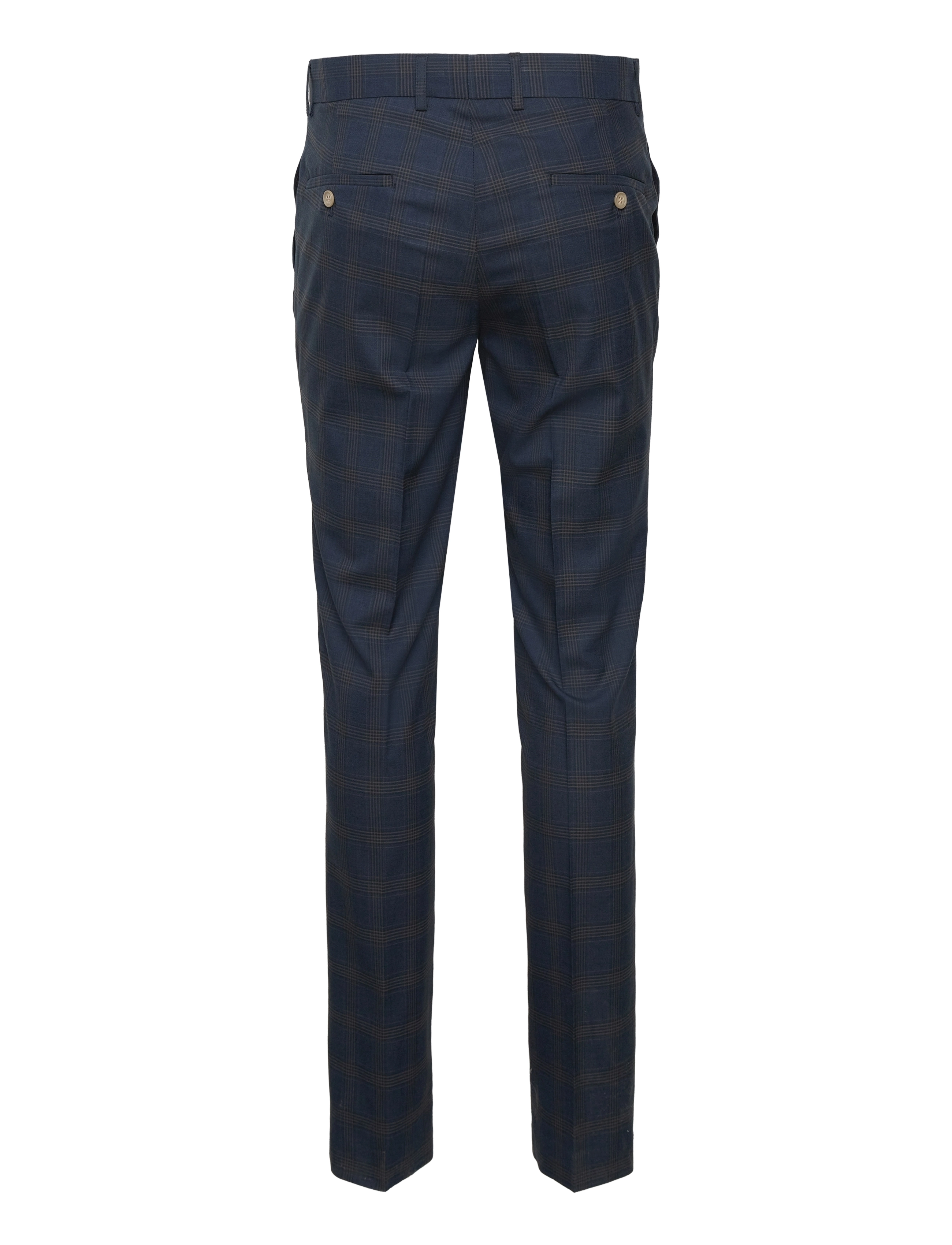 Lindbergh - Checked stretch suit - navy - 3