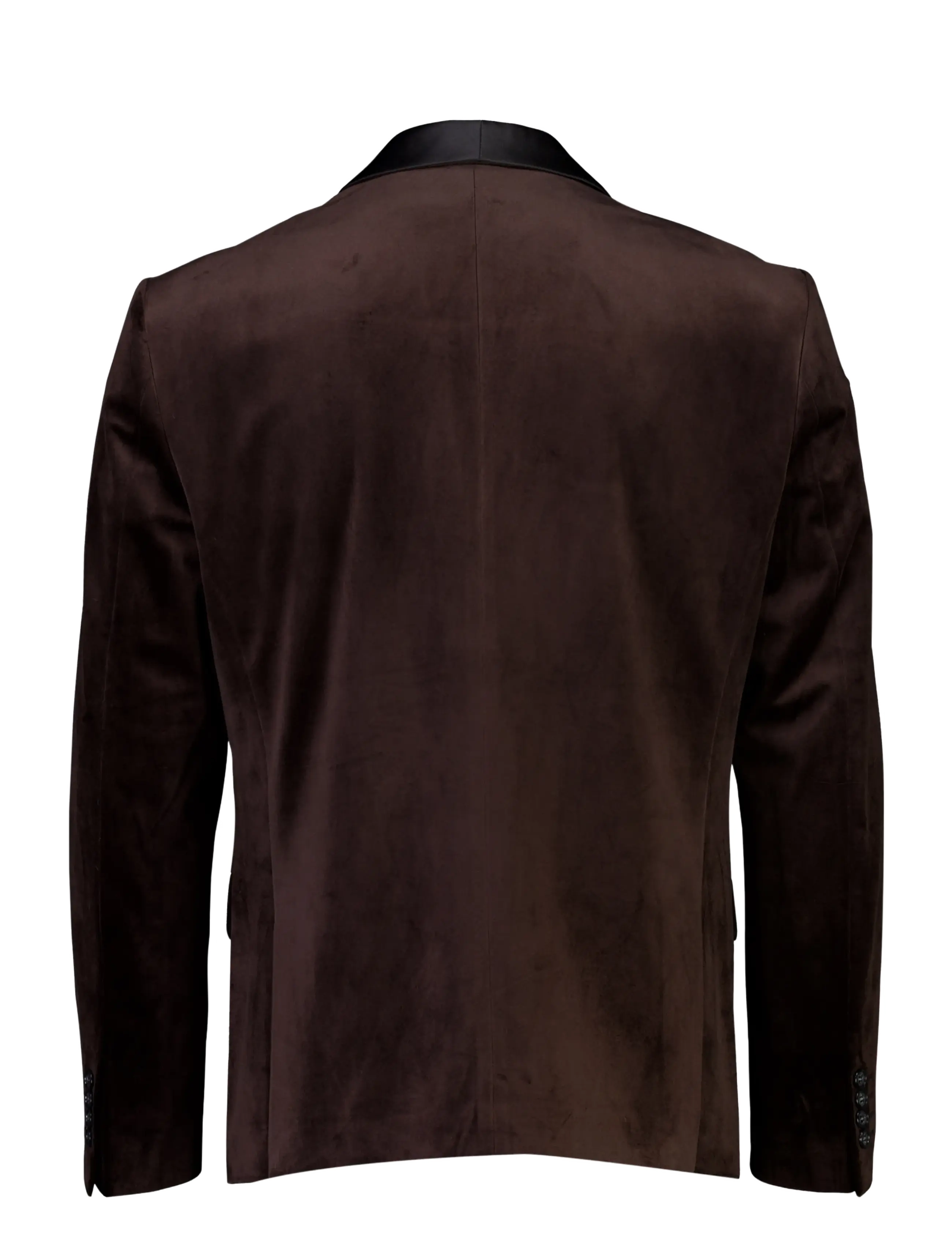 Lindbergh - Velvet tuxedo suit - smokingud - brown - 4