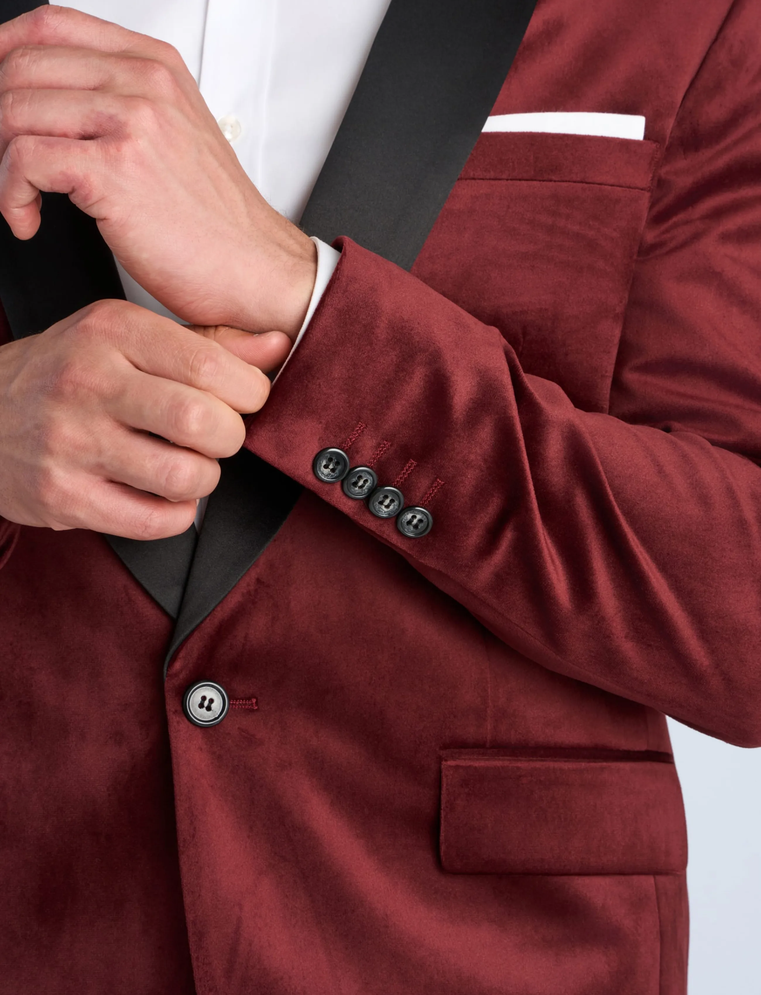 Lindbergh Velvet Tuxedo Suit helset herr – bild 8