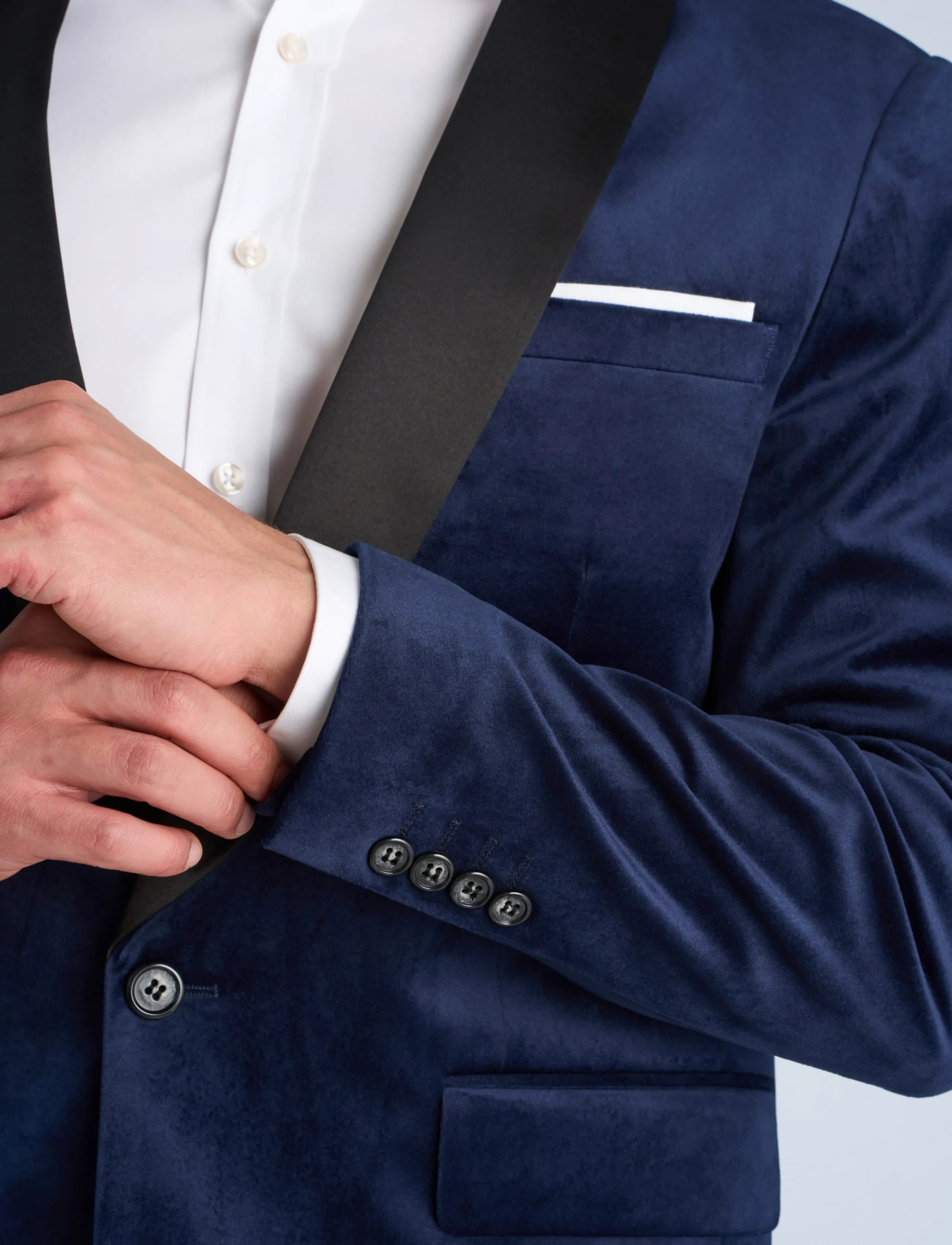 Lindbergh Velvet Tuxedo Suit helset herr – bild 8