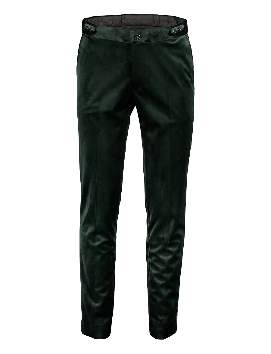 Lindbergh - Velvet tuxedo suit - smokingud - dk green - 2