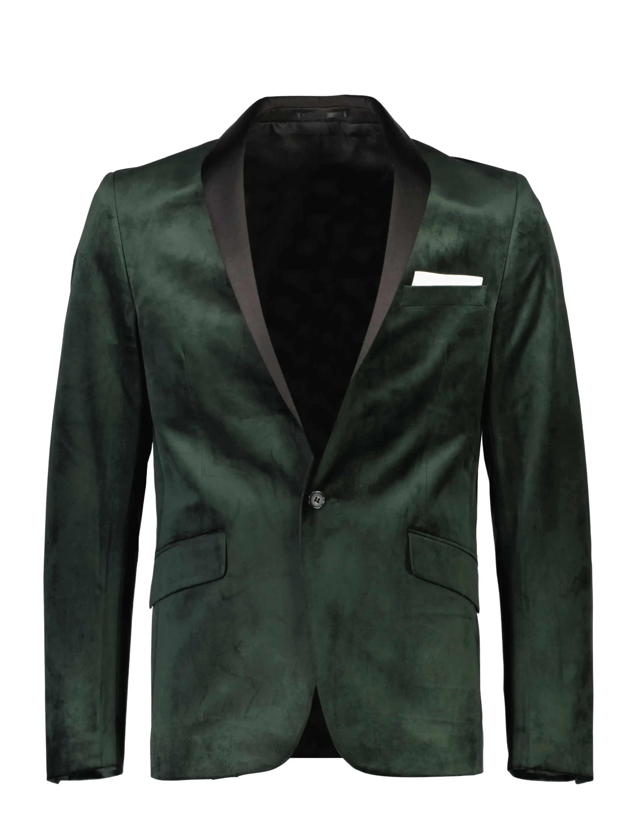 Lindbergh - Velvet tuxedo suit - smokingud - dk green - 3