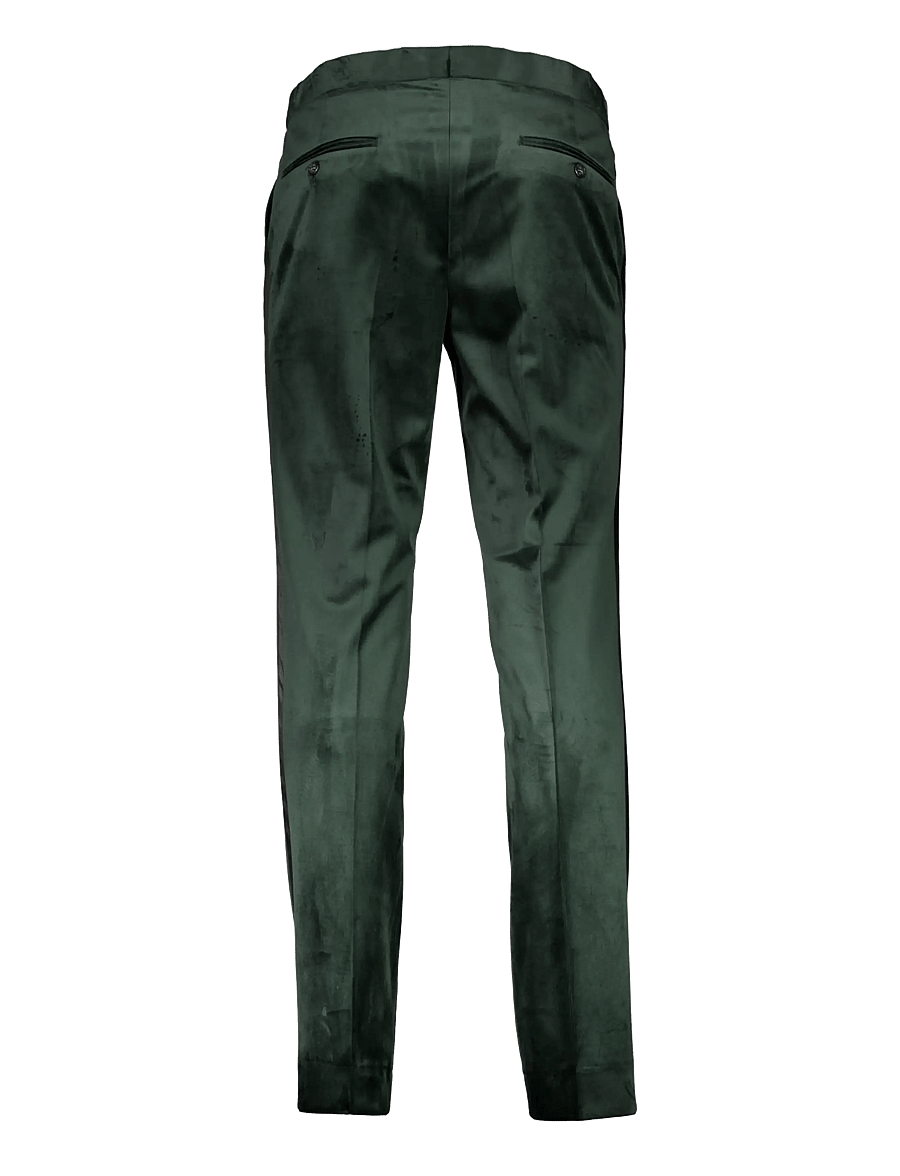 Lindbergh - Velvet tuxedo suit - smokingud - dk green - 4