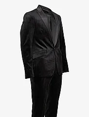 Lindbergh - Velvet tuxedo suit - dubbelknäppta kostymer - black - 2