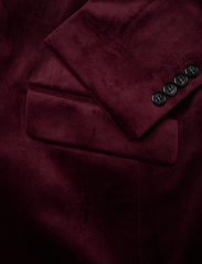 Lindbergh - Velvet tuxedo suit - double breasted suits - burgundy - 5