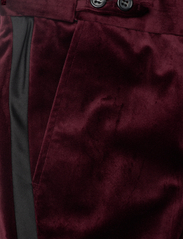 Lindbergh - Velvet tuxedo suit - double breasted suits - burgundy - 8
