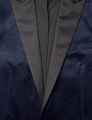 Lindbergh - Velvet tuxedo suit - zweireiher anzüge - dk blue - 4
