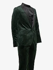 Lindbergh - Velvet tuxedo suit - Žaketes ar divrindu pogājumu - dk green - 3