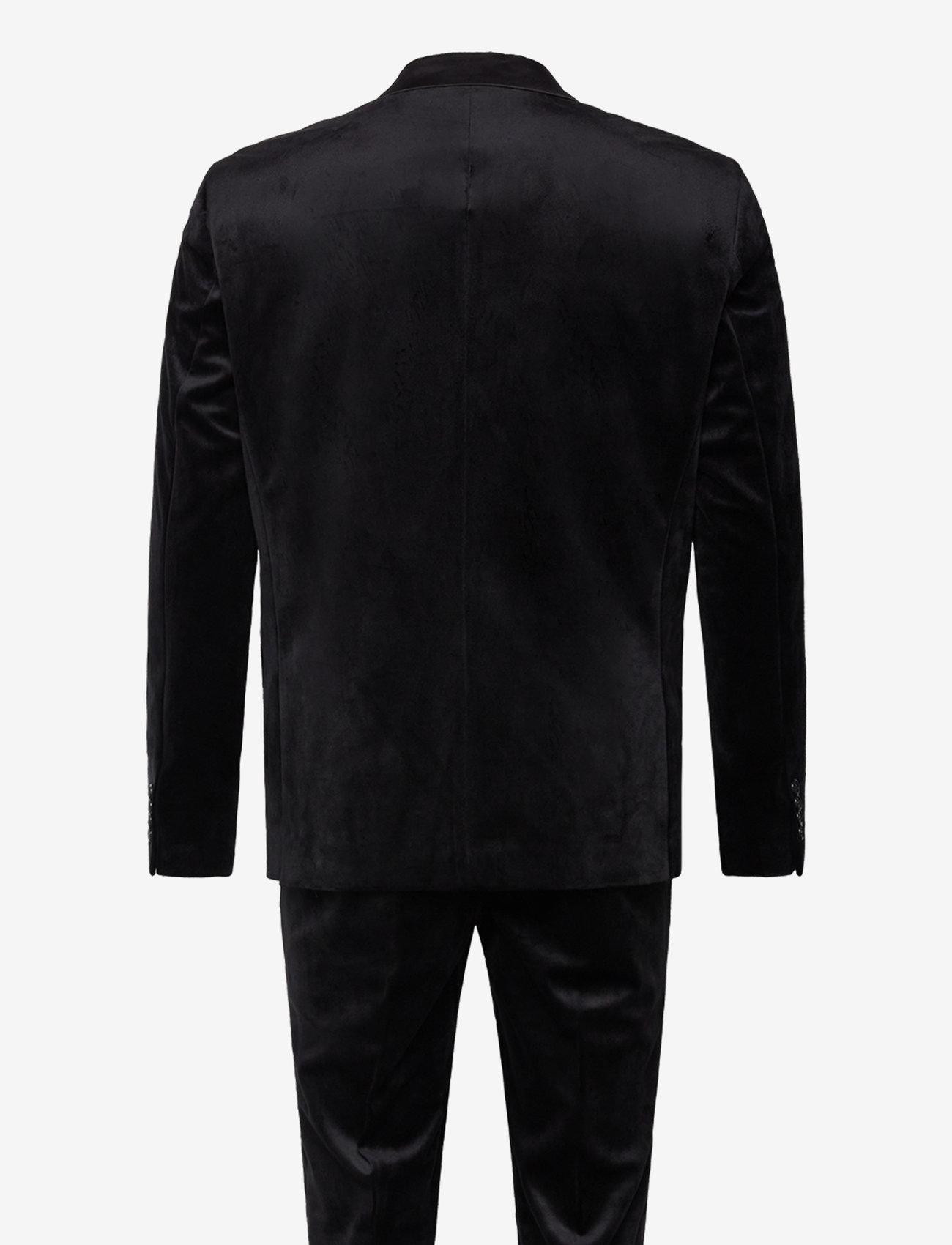 Lindbergh - Velvet tuxedo suit - black - 1