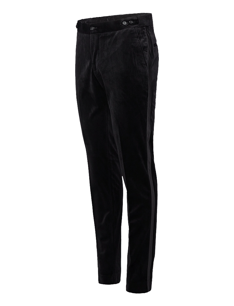 Lindbergh - Velvet tuxedo suit - black - 4