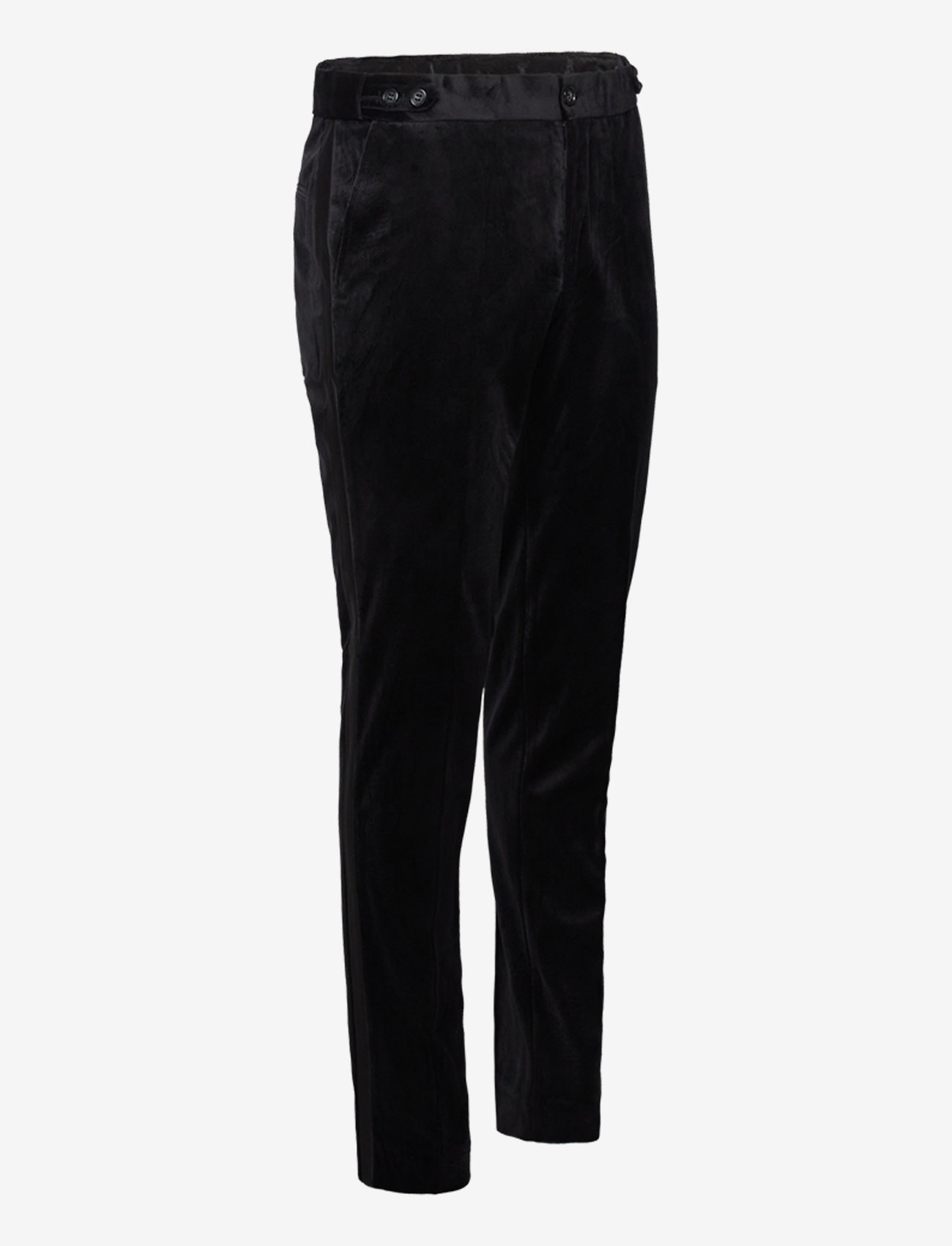 Lindbergh - Velvet tuxedo suit - black - 5