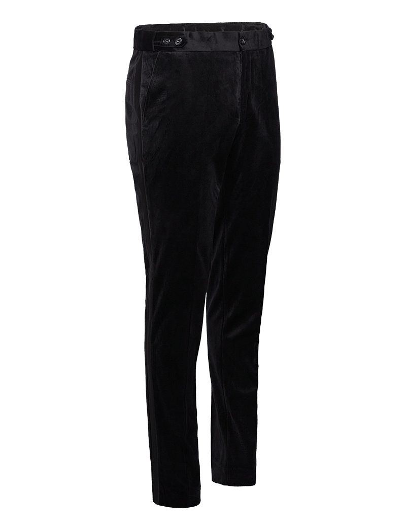 Lindbergh - Velvet tuxedo suit - black - 5