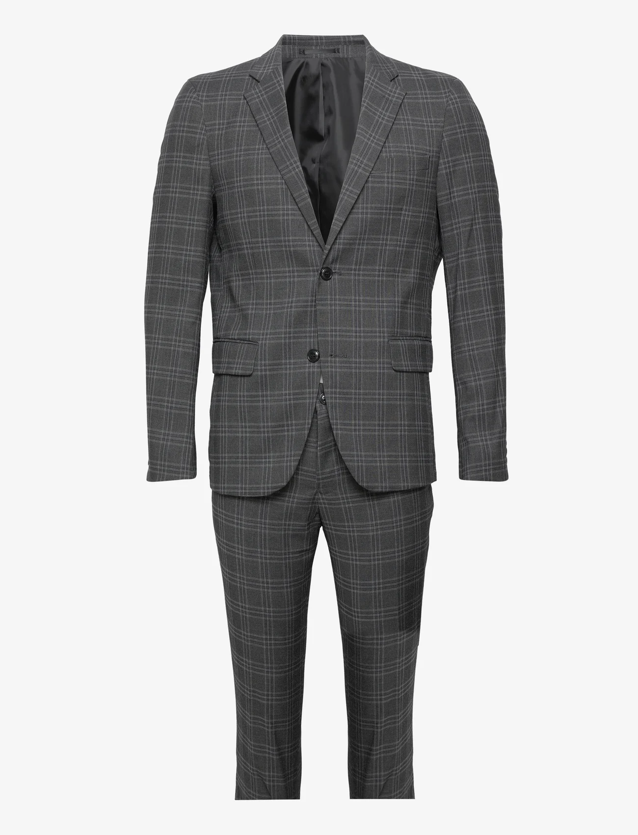 Lindbergh - Checked suit - dvieiliai kostiumai - grey - 0