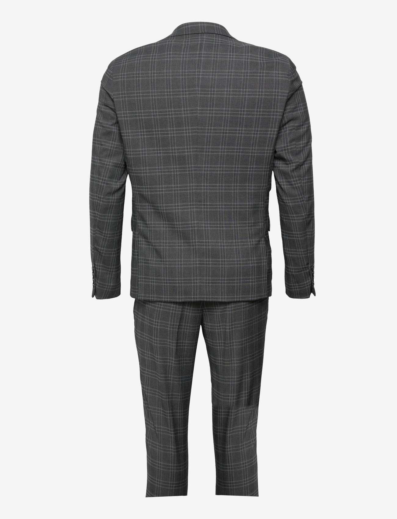 Lindbergh - Checked suit - grey - 1