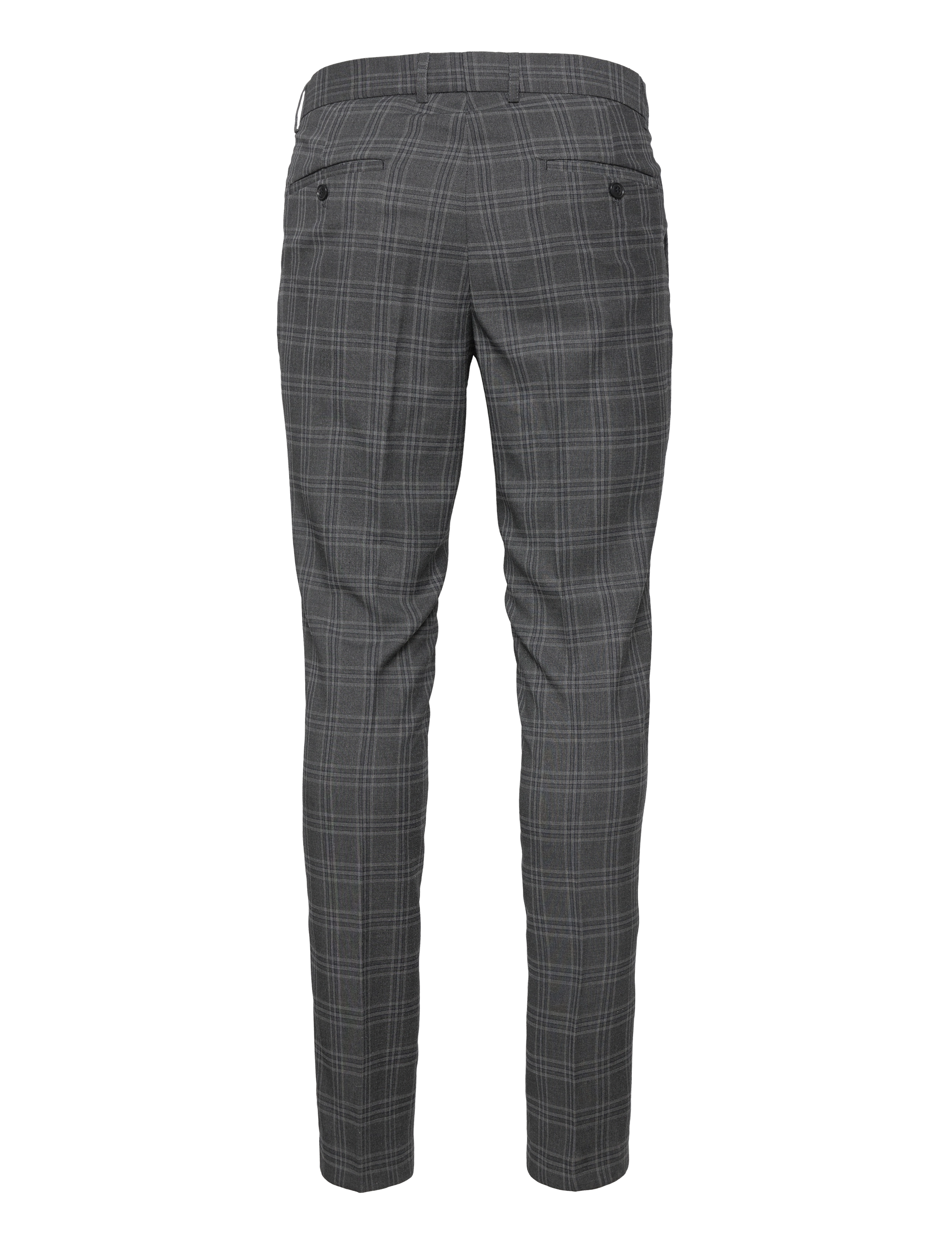 Lindbergh - Checked suit - grey - 3