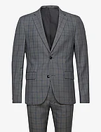 Checked suit - GREY