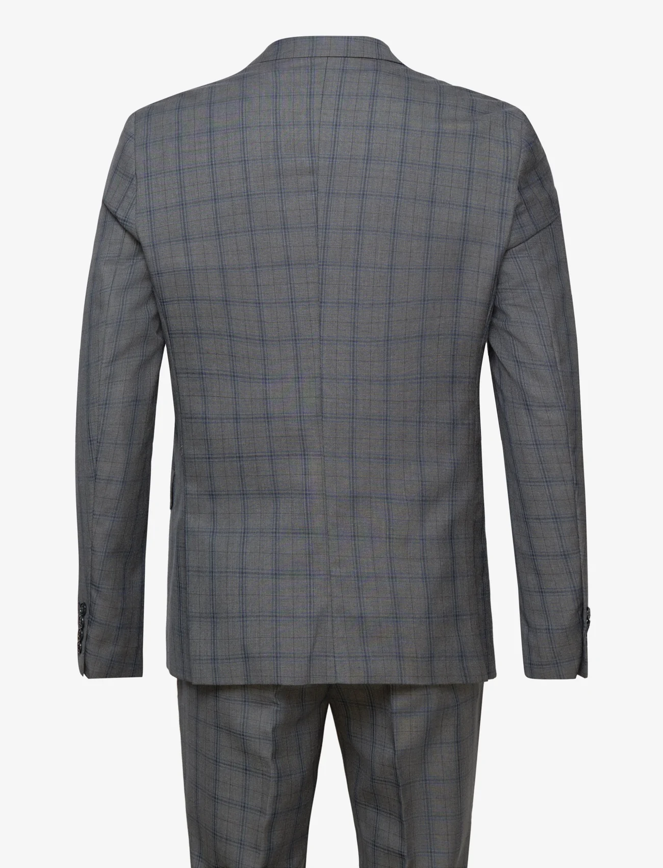 Lindbergh - Checked suit - Žaketes ar divrindu pogājumu - grey - 1