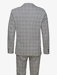 Lindbergh - Checked relaxed suit - dobbeltkneppede dresser - brown - 1