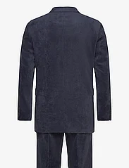 Lindbergh - Fine corduroy superflex DBsuit - double breasted suits - navy - 1