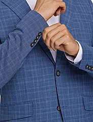 Lindbergh - Checked stretch suit - kostuums met dubbele knopen - blue - 6