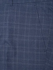 Lindbergh - Checked stretch suit - double breasted suits - blue - 9