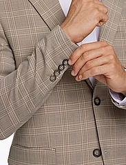 Lindbergh - Checked twill stretch suit - kostuums met dubbele knopen - sand - 7