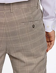 Lindbergh - Checked twill stretch suit - kostuums met dubbele knopen - sand - 12