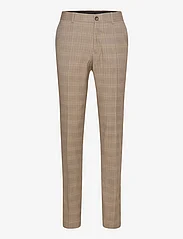 Lindbergh - Checked twill stretch suit - kostuums met dubbele knopen - sand - 2