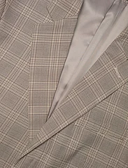 Lindbergh - Checked twill stretch suit - kostuums met dubbele knopen - sand - 4