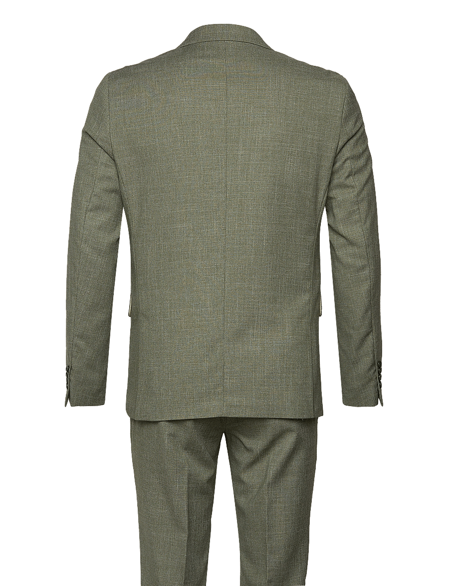 Lindbergh - Structure stretch suit - kostymer - army - 2