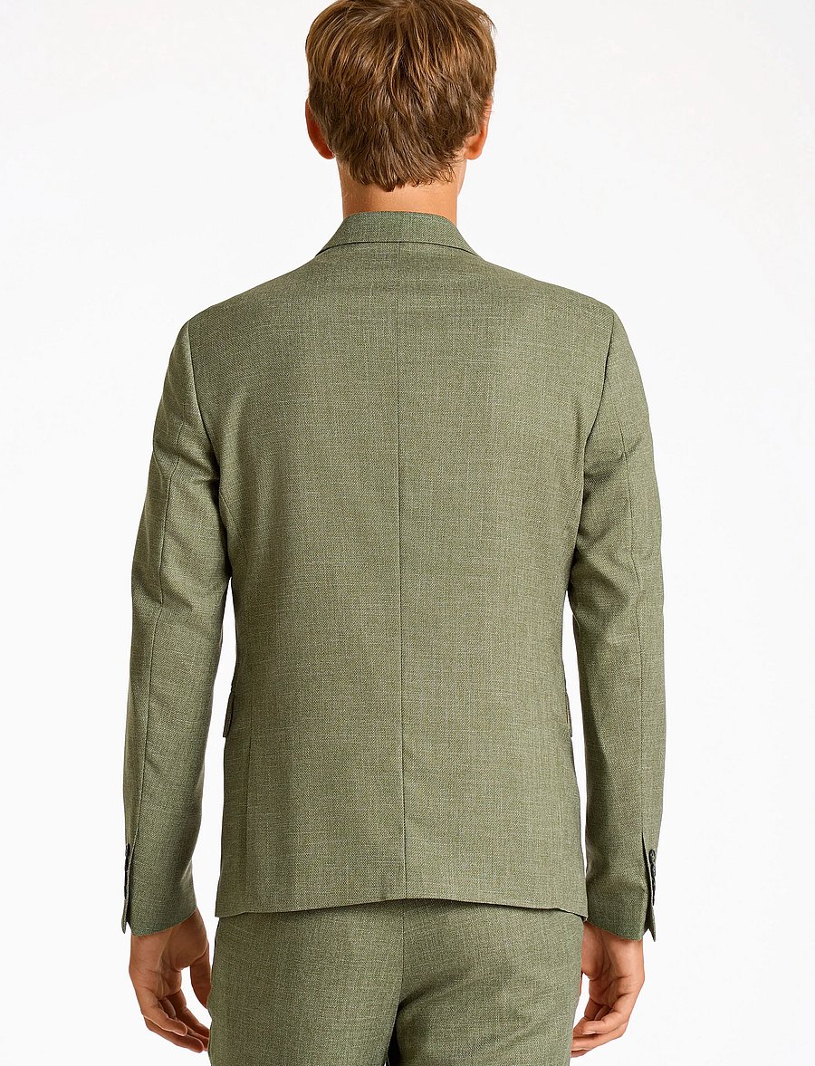 Lindbergh - Structure stretch suit - kostymer - army - 5