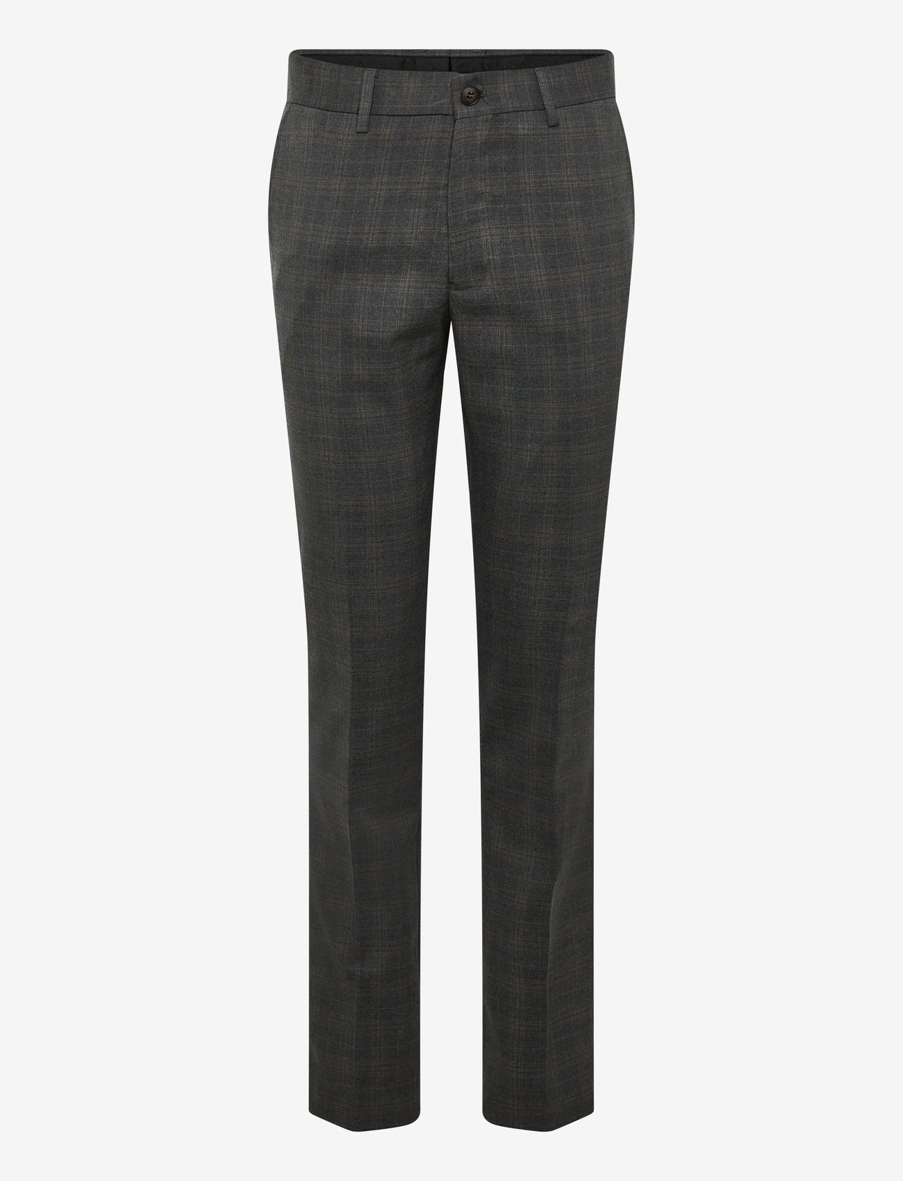 Lindbergh - Checked melange suit - anzüge - dk grey mel - 2